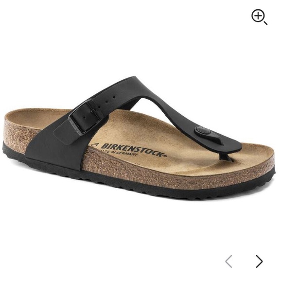 Birkenstock Gizeh Black Thong Sandals - Picture 1 of 4